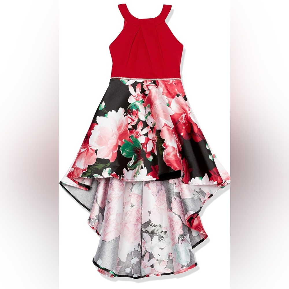 Speechless Girls' Halter Neck High Low Party Dress- size 12. ONLY WORN 2X